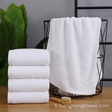 Luxury White Hotel 100% coton serviette de bain en coton